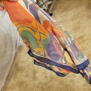 100% Authentic salvatore ferragamo silk scarf